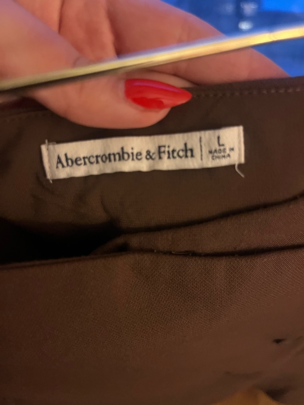 Abercrombie & Fitch Brown Lined Skirt - Picture 2 of 2